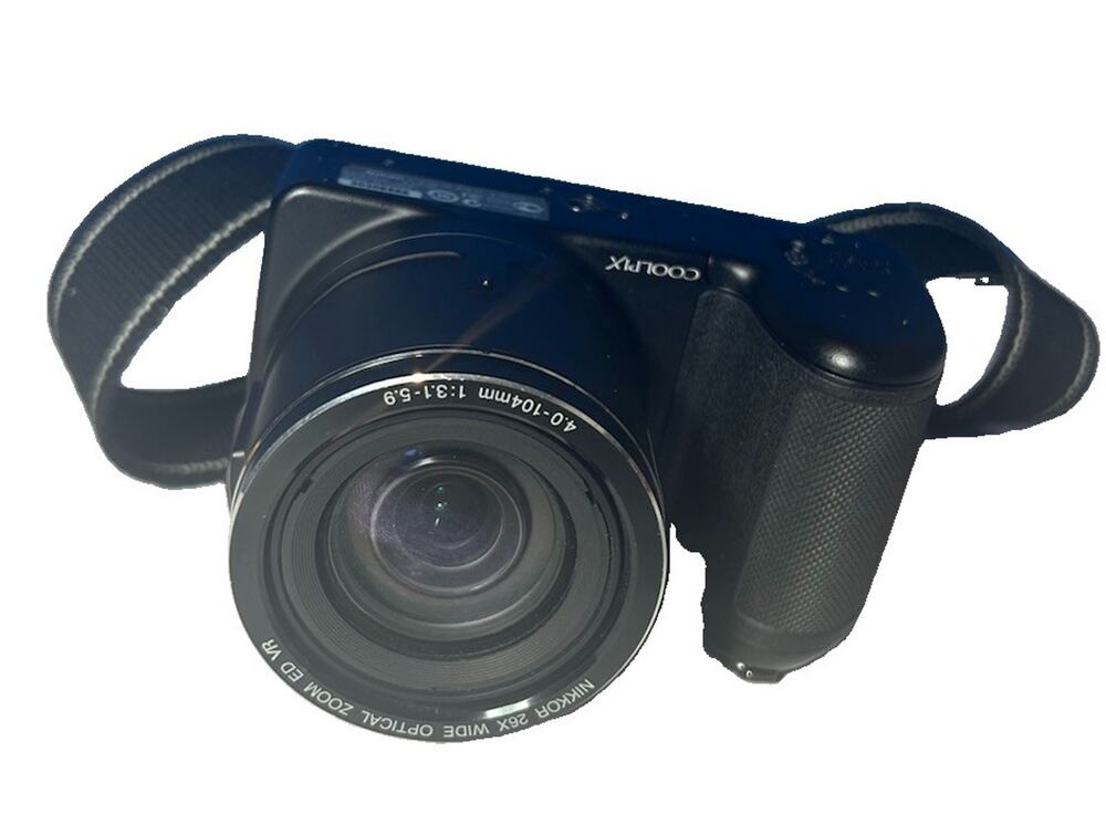 Nikon COOLPIX L810 16.1MP Digital Camera Black 26x Optical Zoom Tested Working